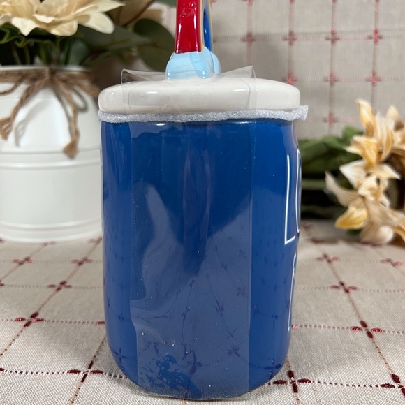 Rae Dunn Artisan Collection “Love is Blind” Figural Rainbow Topper Mug New - Picture 5 of 8